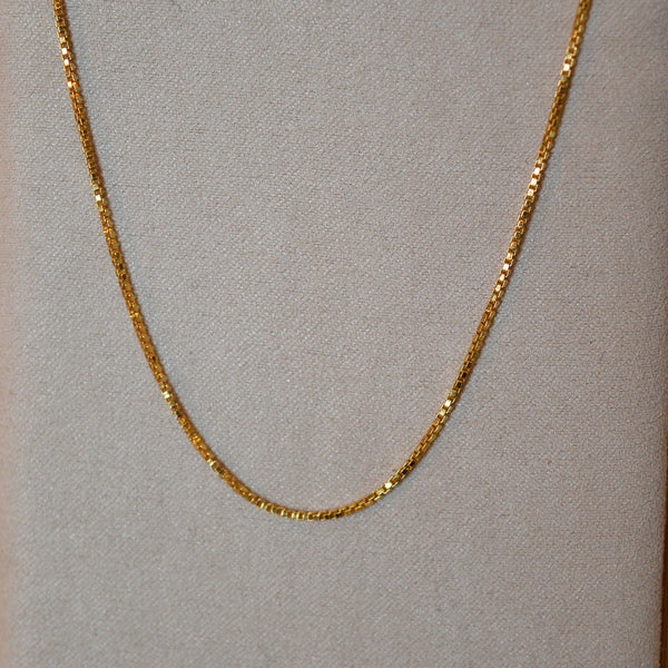 Box Chain - Gold Vermeil