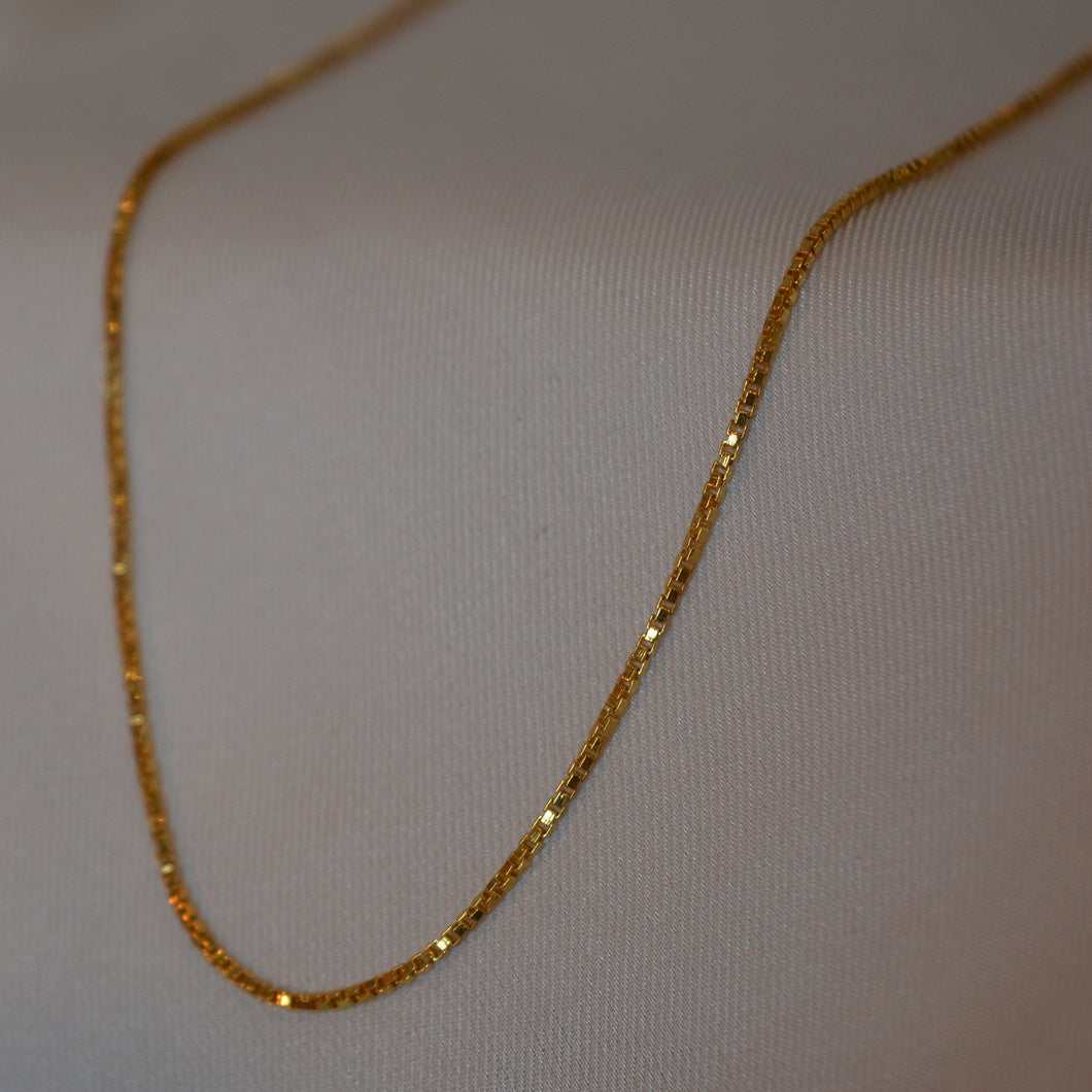 Box Chain - Gold Vermeil