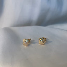 Load image into Gallery viewer, Golden Lava Stud Earrings
