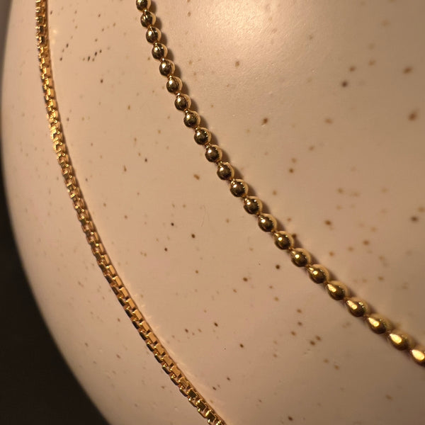 Bead Style Chain - Gold Vermeil